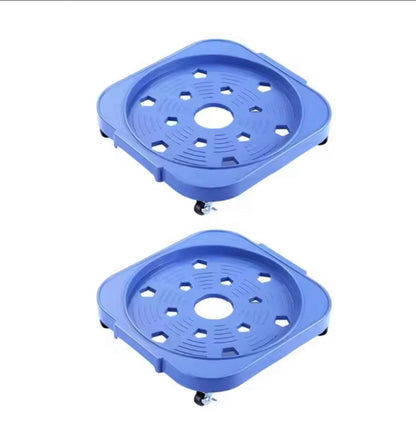 Heavy-Duty Gas Cylinder Trolley with 360° Rotating Wheels – Premium Anti-Rust Base Stand