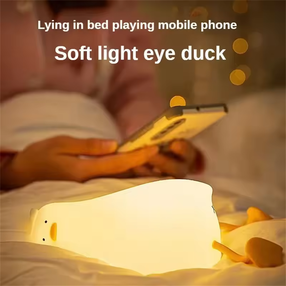 Cute Duck Night Light with Soft Glow