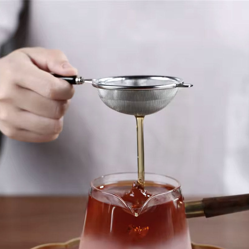 Golden Tea Strainer Stainless Steel