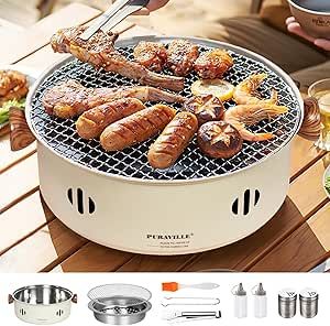Portable Barbecue Stove with Coal Grill