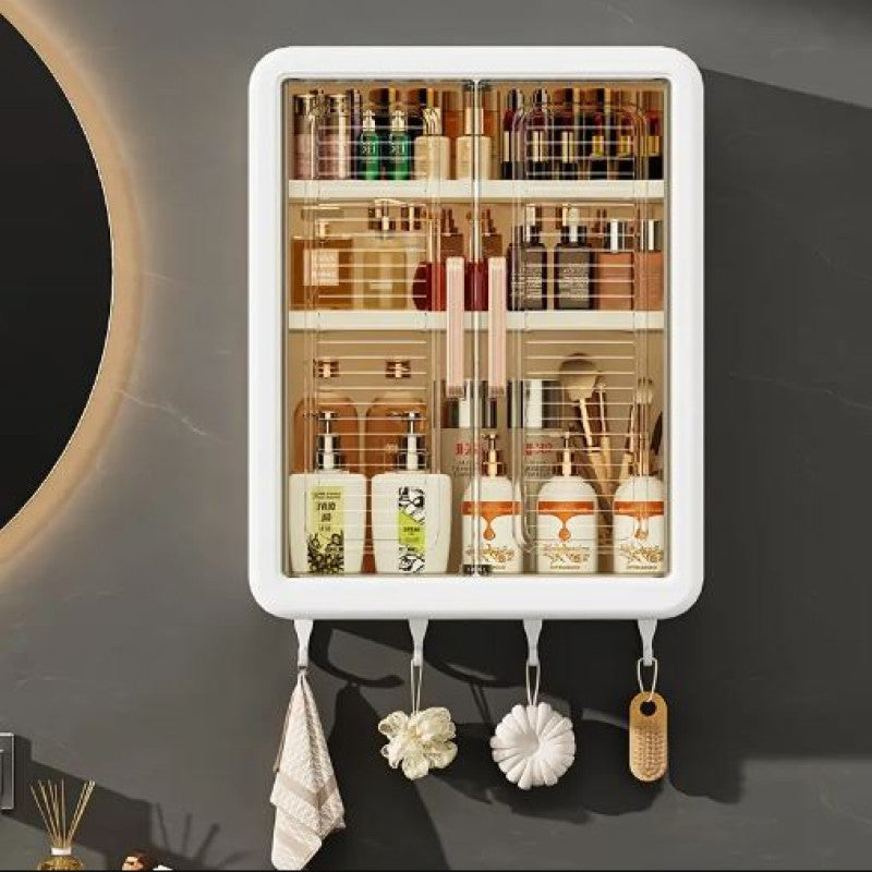 Bathroom Cabinet Punch-Free Wall-Mounted Storage Rack