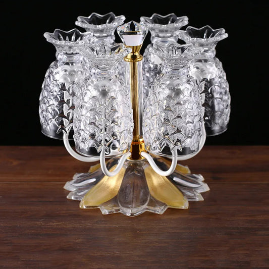 Luxurious Premium Quality Glass And Cup Holder