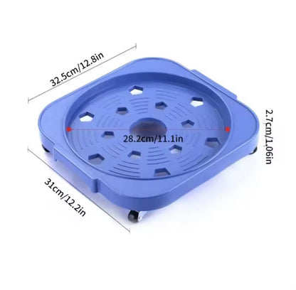 Heavy-Duty Gas Cylinder Trolley with 360° Rotating Wheels – Premium Anti-Rust Base Stand