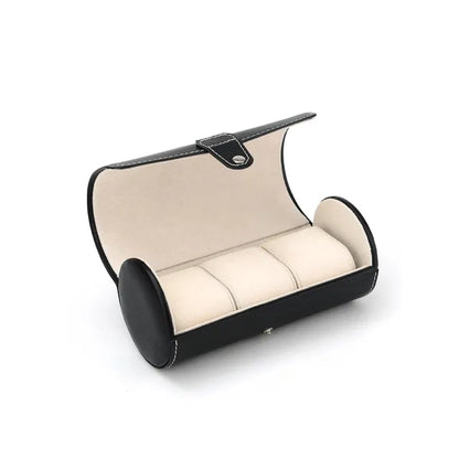 3Slot Leather Watch Box
