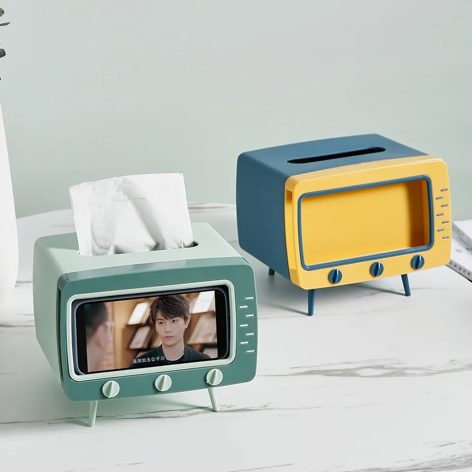 Tv Design Tissue Box