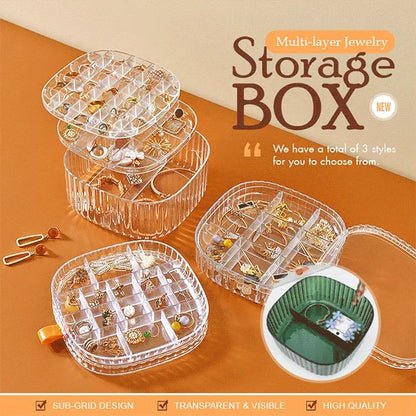 Transparent Crystal Jewelery Organiser