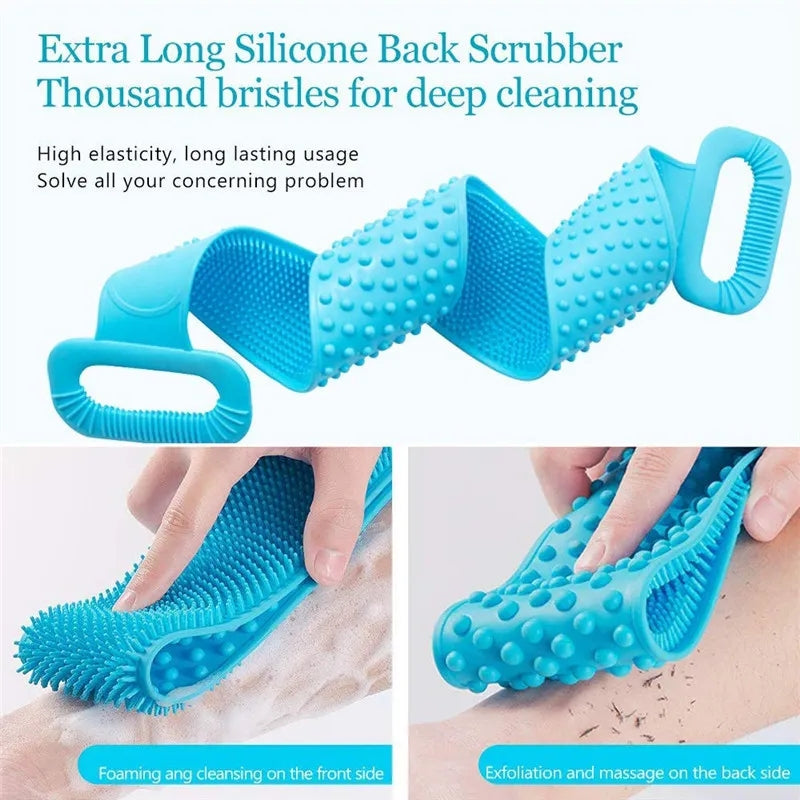 Silicone Bath Scrubbing Belt