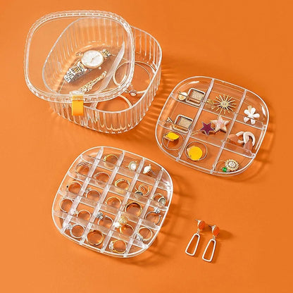 Transparent Crystal Jewelery Organiser