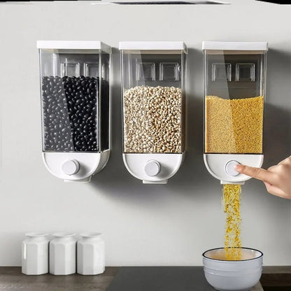 1000ML Press Wall Mounted Cereal Dispenser