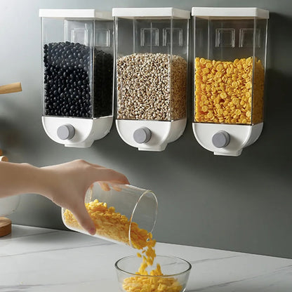 1000ML Press Wall Mounted Cereal Dispenser