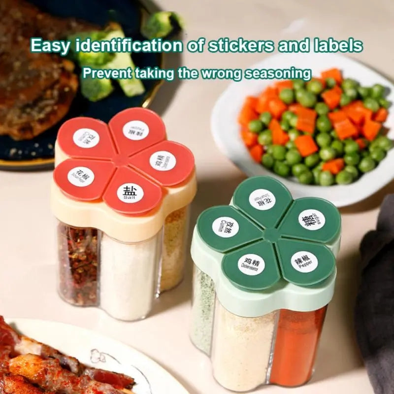 5 In 1 Flap Seasoning Jar Container