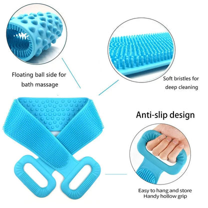 Silicone Bath Scrubbing Belt