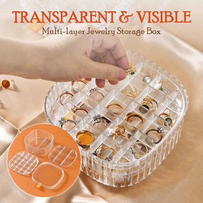 Transparent Crystal Jewelery Organiser