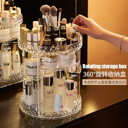 360 Degree Rotating Makeup Organizer