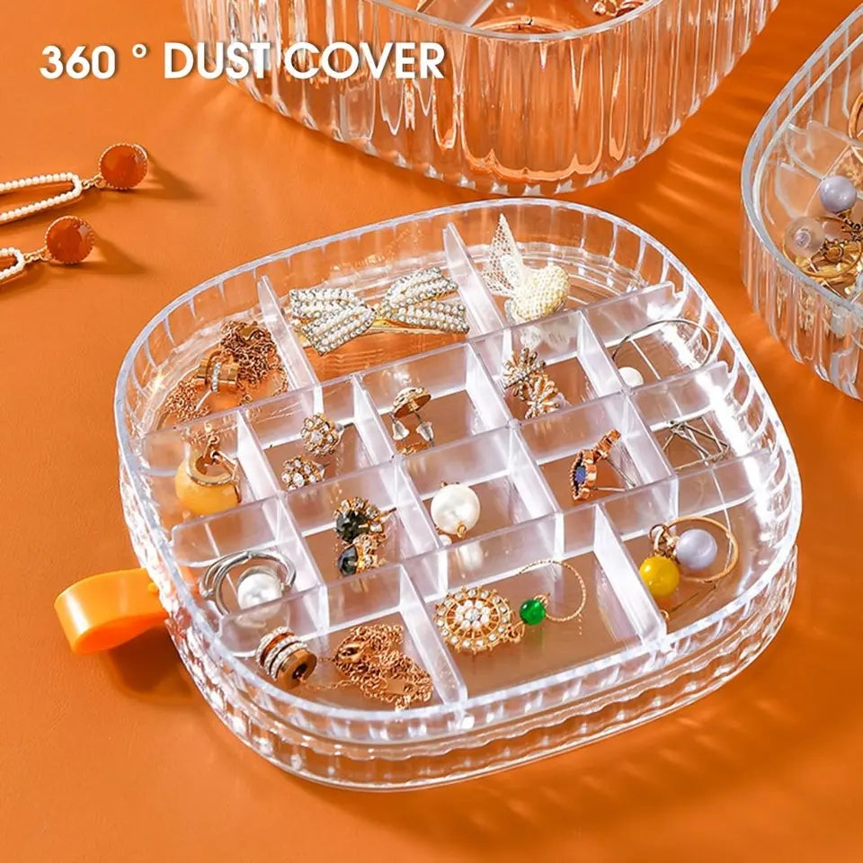 Transparent Crystal Jewelery Organiser