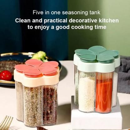 5 In 1 Flap Seasoning Jar Container