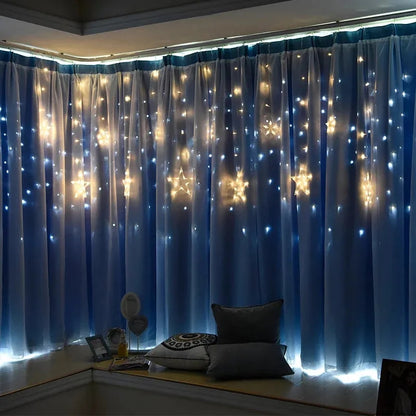 Led Star Curtain Lights