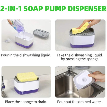 Easy Dispensing Soap Sponge Dispenser