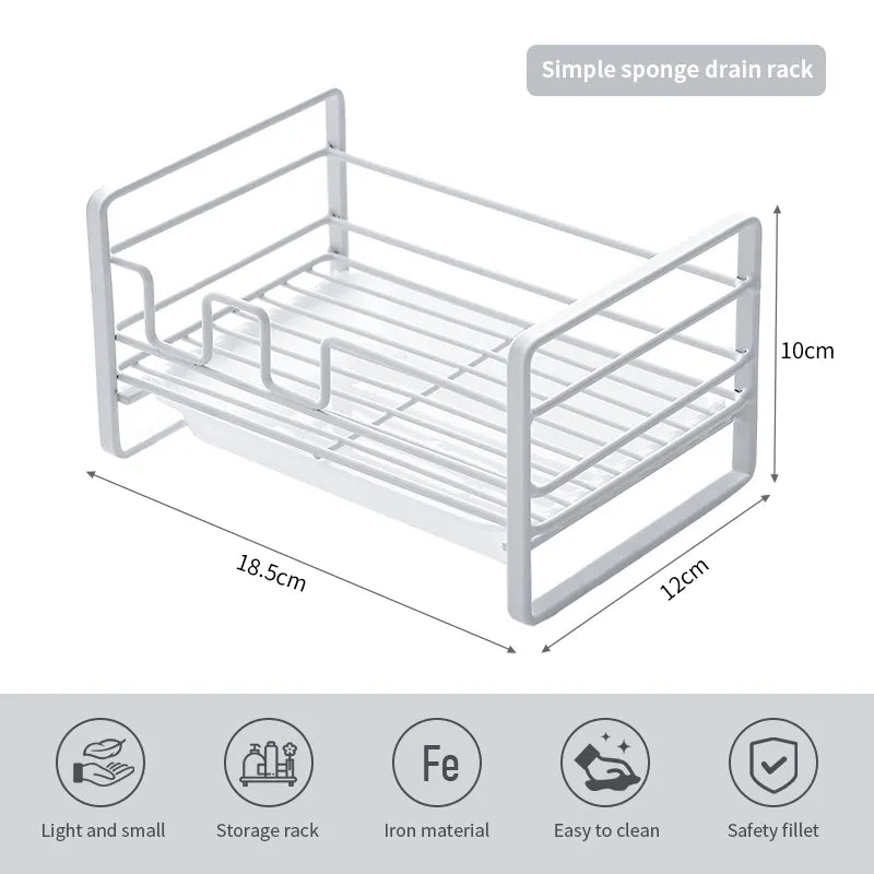 Soap Sponge Drain Rack