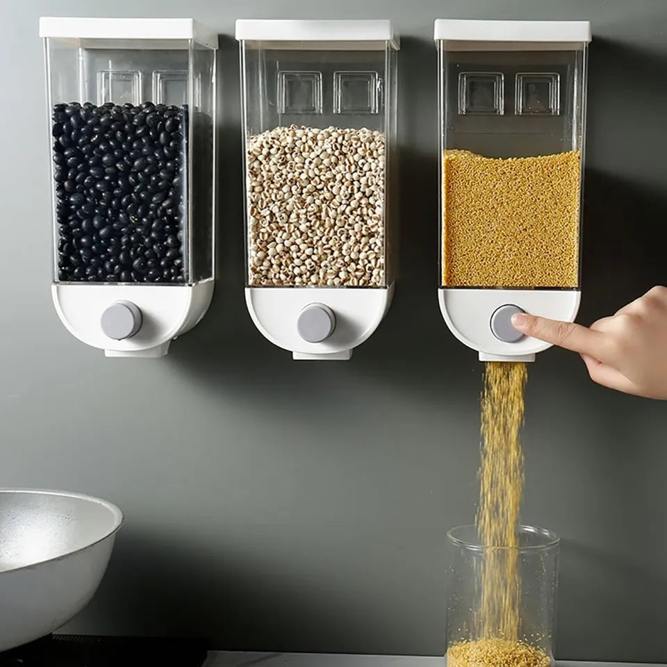 1000ML Press Wall Mounted Cereal Dispenser