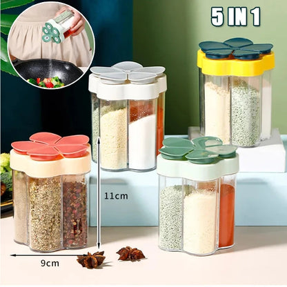 5 In 1 Flap Seasoning Jar Container