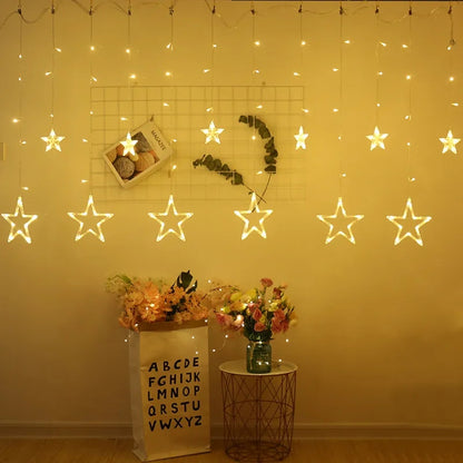 Led Star Curtain Lights