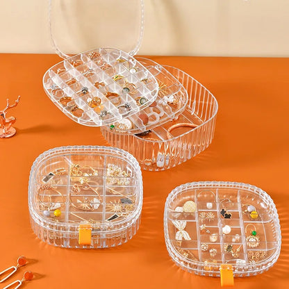 Transparent Crystal Jewelery Organiser