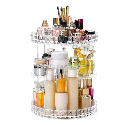 360 Degree Rotating Makeup Organizer