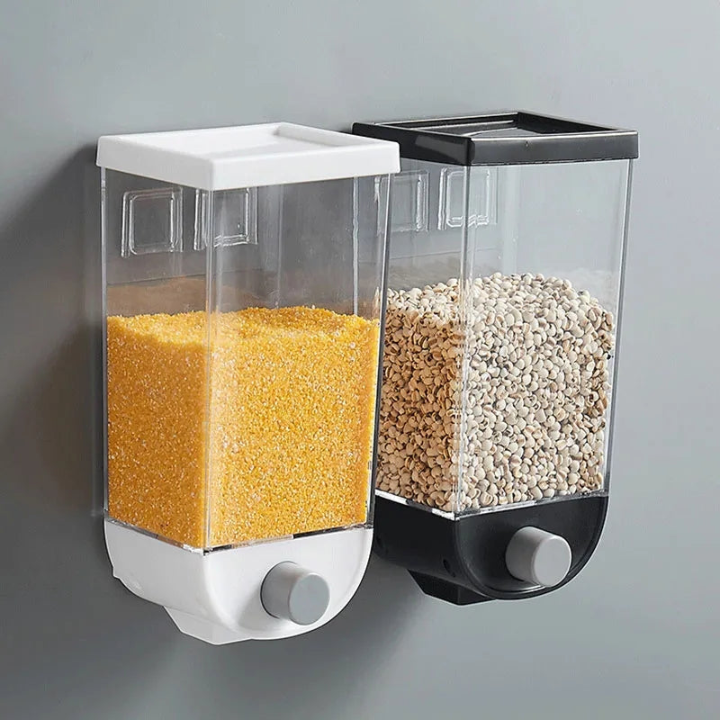 1000ML Press Wall Mounted Cereal Dispenser