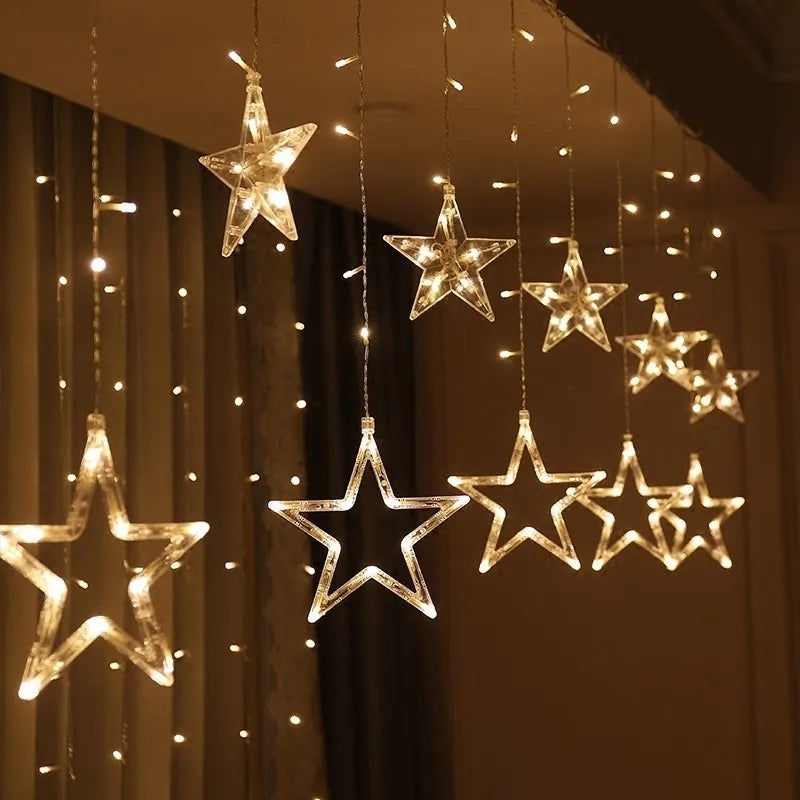 Led Star Curtain Lights