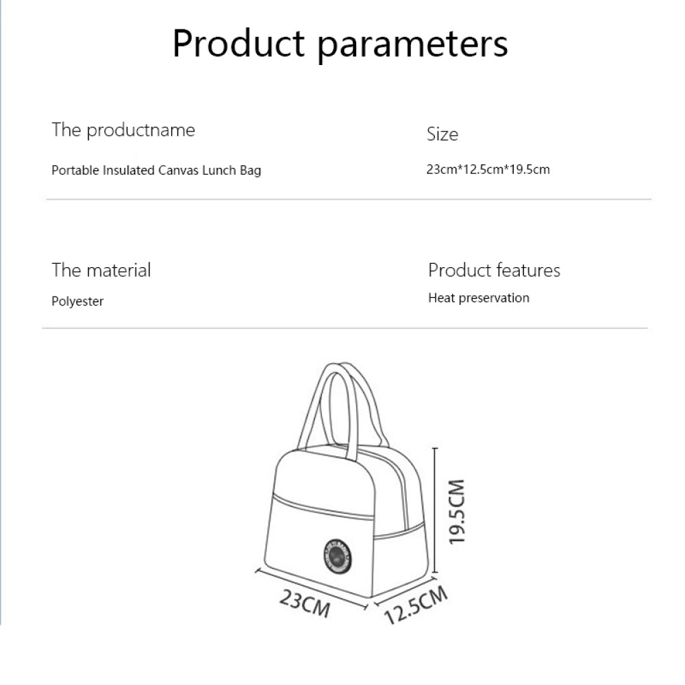 Portable Insulated Food Bag