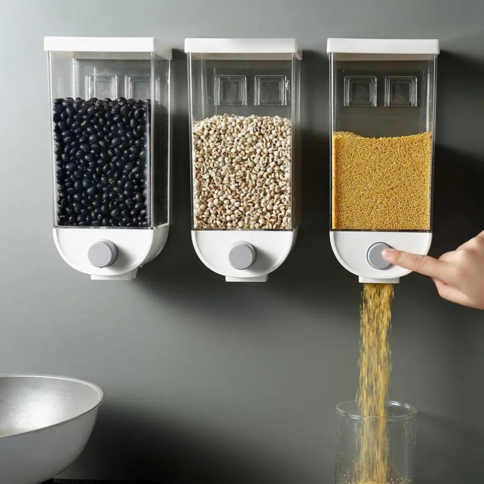 1000ML Press Wall Mounted Cereal Dispenser