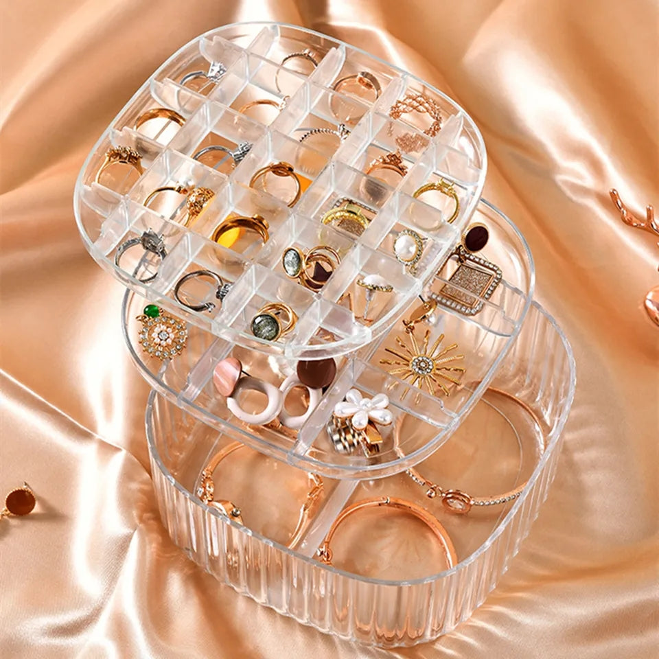 Transparent Crystal Jewelery Organiser