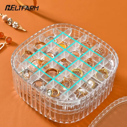 Transparent Crystal Jewelery Organiser