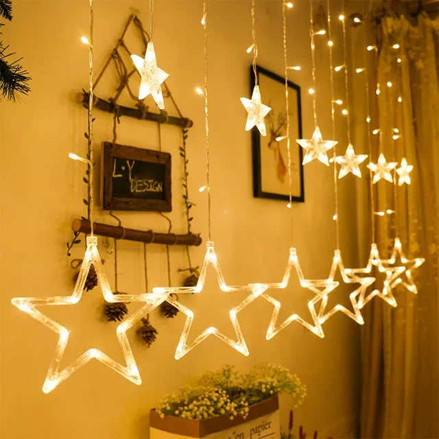 Led Star Curtain Lights