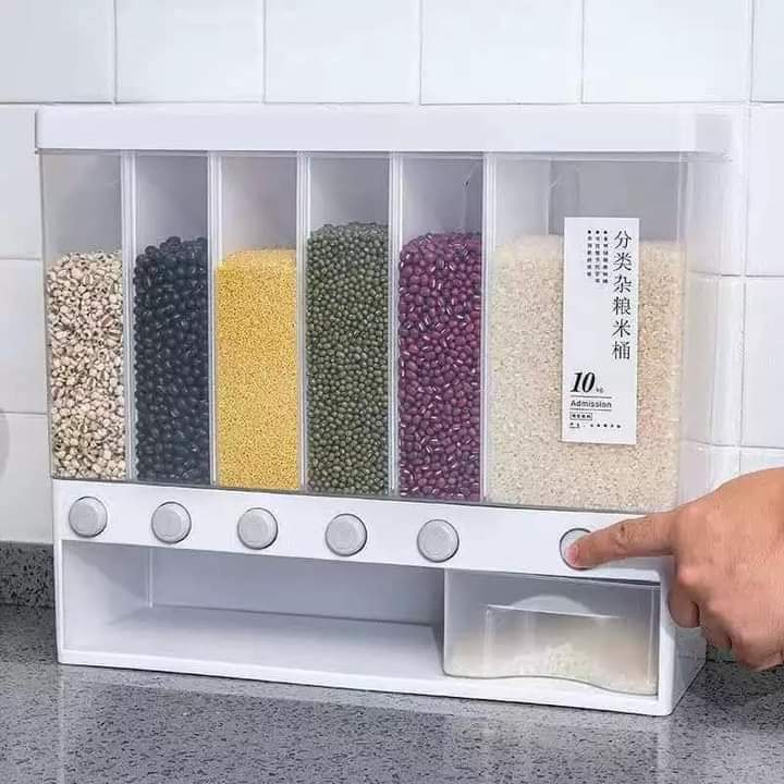 10KG Wall-Mounted Cereal Container