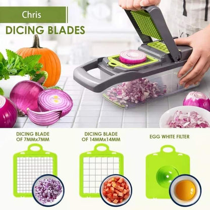 12 in 1 Multifunctional Vegetable Slicer Cutter