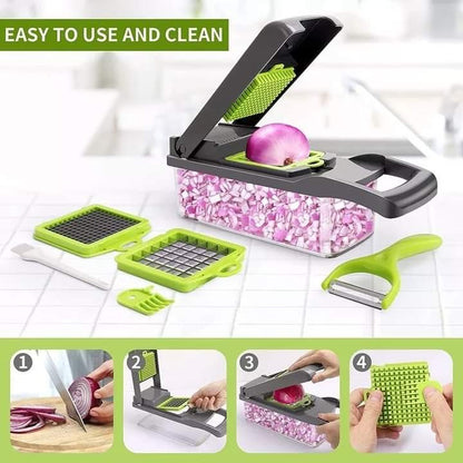 12 in 1 Multifunctional Vegetable Slicer Cutter