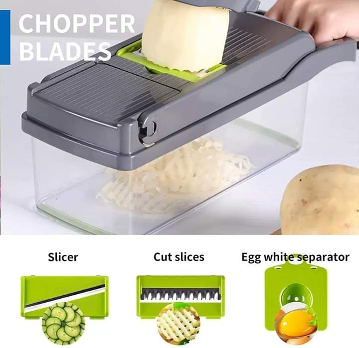 12 in 1 Multifunctional Vegetable Slicer Cutter