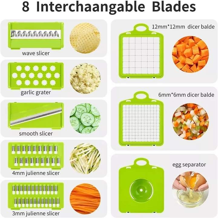 12 in 1 Multifunctional Vegetable Slicer Cutter