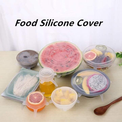 Resuable Silicone Lid (Pack Of 6)