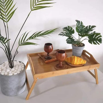 Bamboo Bed Table Tray