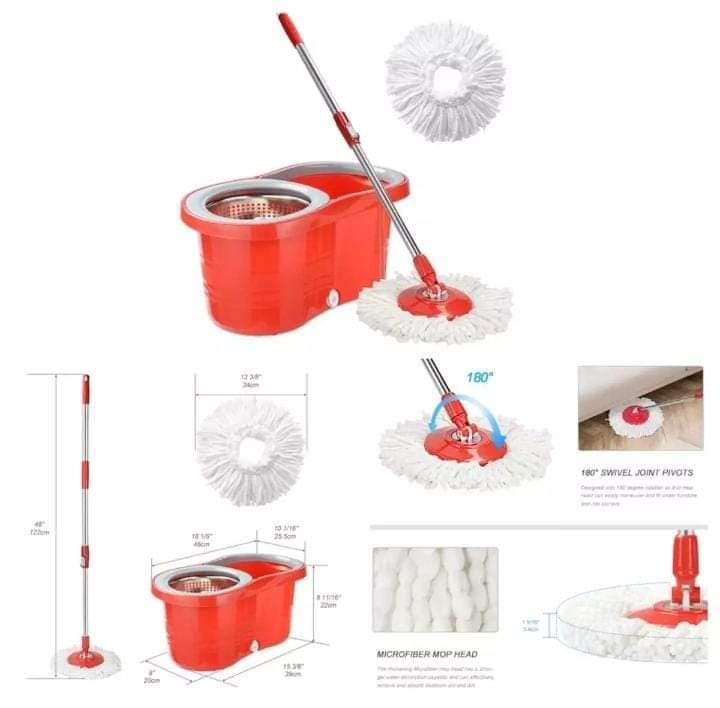 Spin Mop (Steel Bucket)