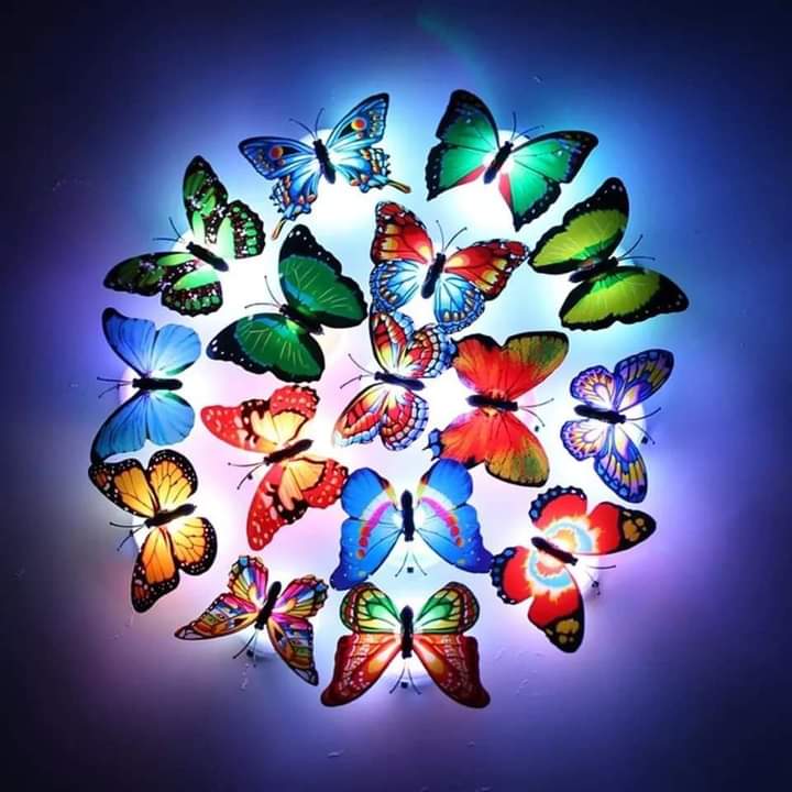 12pcs Led Butterfly Wall Sticker