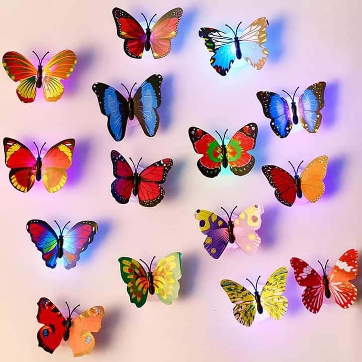 12pcs Led Butterfly Wall Sticker