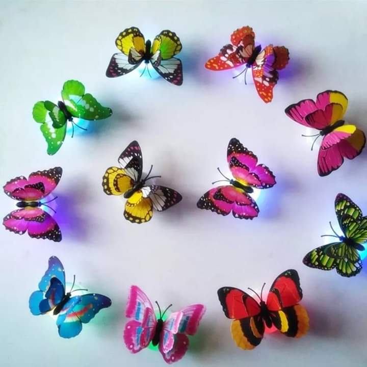 12pcs Led Butterfly Wall Sticker