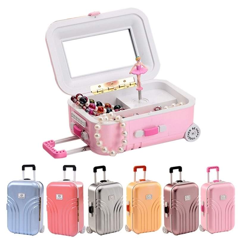 Mini Suitcase Jewellery Organizer