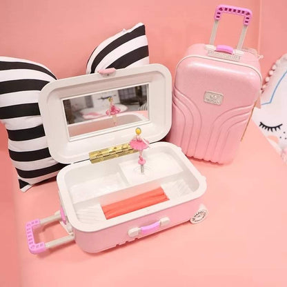 Mini Suitcase Jewellery Organizer