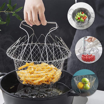 Stainless Steel Frying Chef Basket