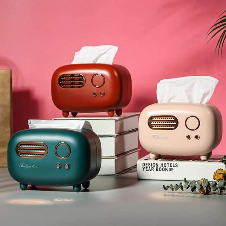 Radio Design Tissue Box